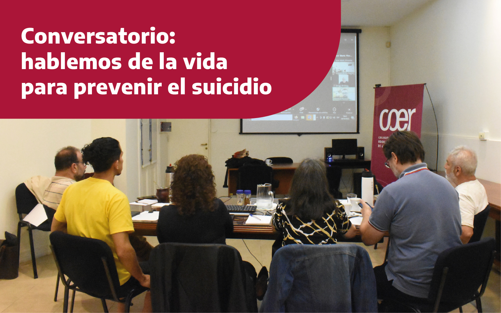 Amplia participación en el conversatorio sobre la prevención del suicidio 