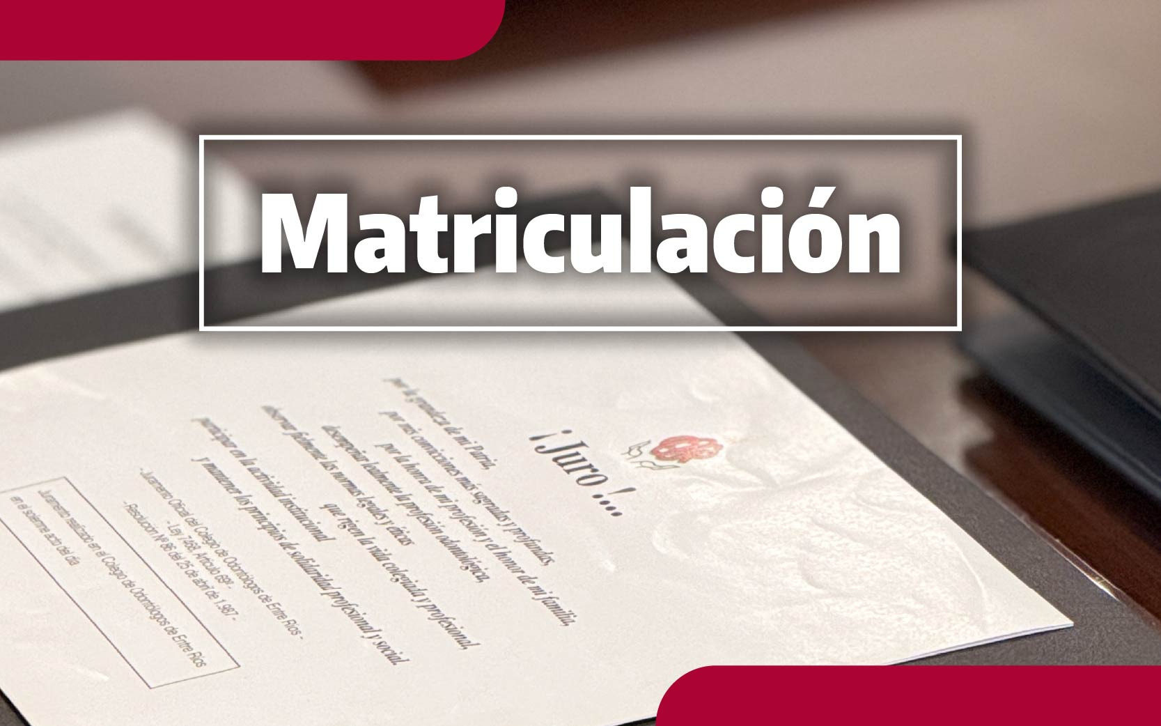 Tres nuevos profesionales se incorporan a la matrícula del Colegio 