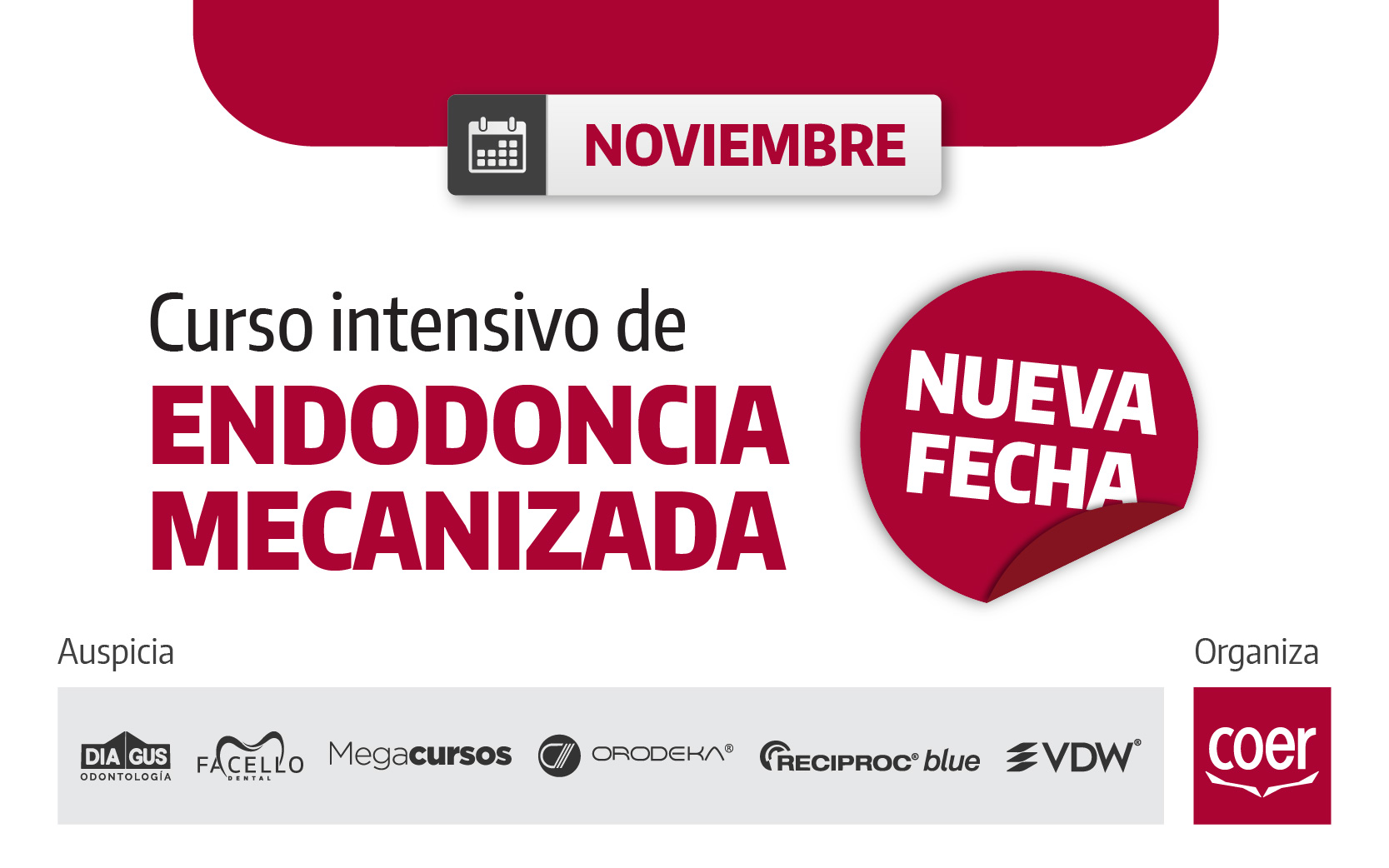 Nueva fecha para el curso de Endodoncia mecanizada